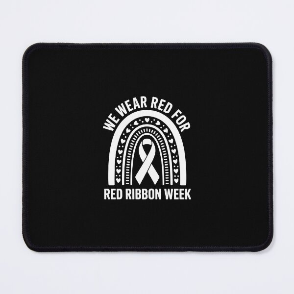 Item preview, We Wear Red for Red Ribbon Week Awareness Drug-Free Rainbow designed and sold by papertaless.