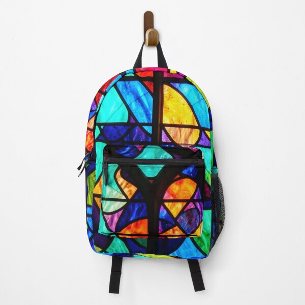 Item preview, Stained Glass Abstract Jewel Tones Art designed and sold by Bloomkept.
