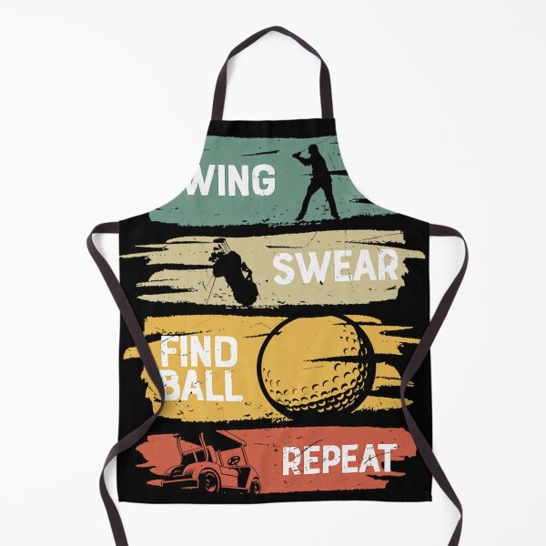 Item preview, Swing Swear Find Ball Repeat Retro Golfing designed and sold by SyncSusscess.