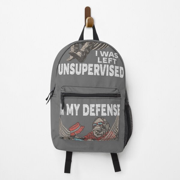 Item preview, In My Defense I was Left Unsupervised Graphic Sasquatch Funny Saying Bigfoot Lazy Humor designed and sold by alber-garnell.