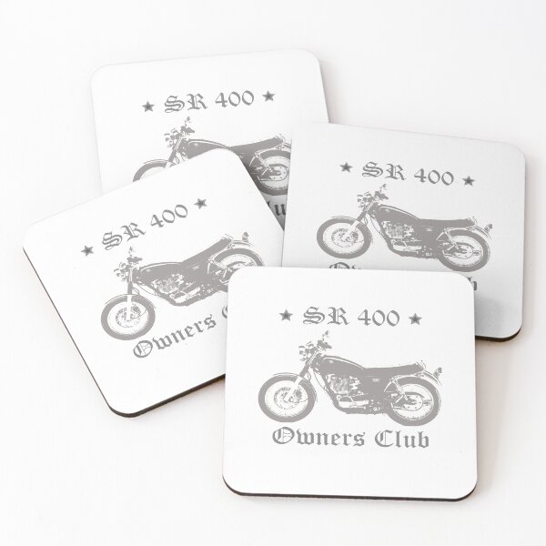 Item preview, SR 400 Cafe Racer Vintage Red Silhouette Art designed and sold by FroggyBaBoy.