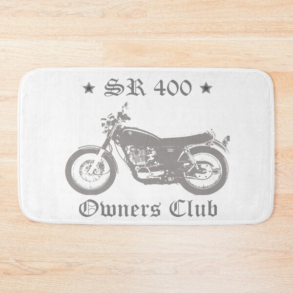 Item preview, SR 400 Cafe Racer Vintage Red Silhouette Art designed and sold by FroggyBaBoy.