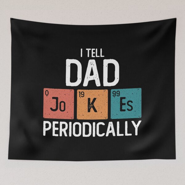 Item preview, I Tell Dad Jokes Periodically Funny Father_S Day Gift Science Pun Vintage Chemistry Periodical Table Chart designed and sold by SyncSusscess.