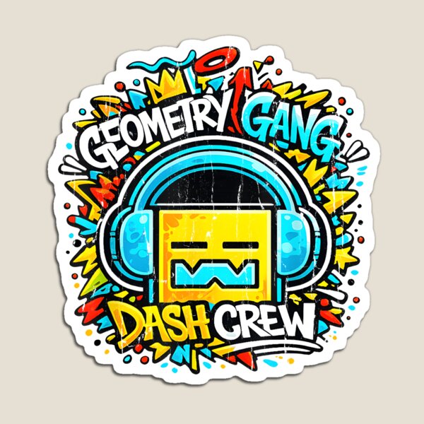 Item preview, Geometry Gangs Dash Crew designed and sold by Home-Crea-Abode.