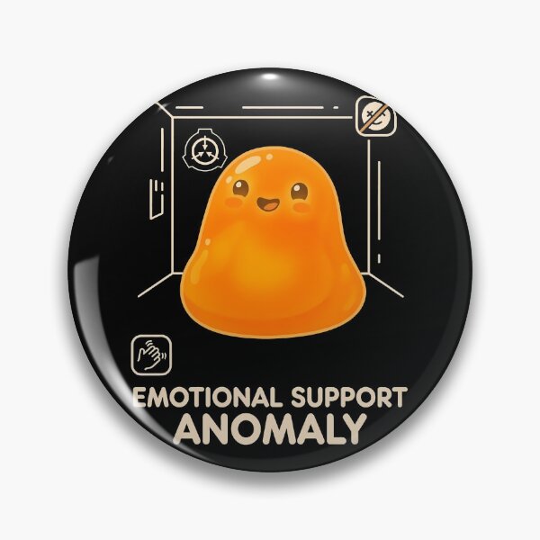 Item preview, Cute SCP-999 Emotional Support Anomaly Orange Blob designed and sold by k3rstman1.