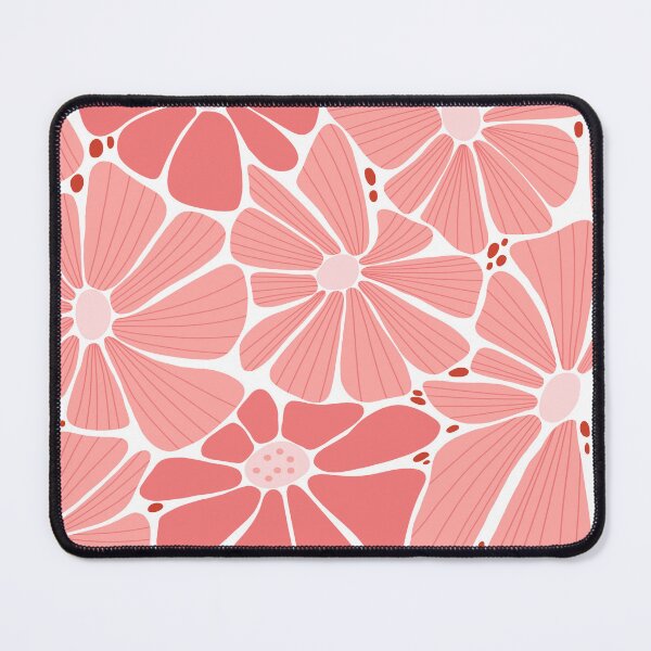 Item preview, Groovy Daisy Flower Design- Retro Floral Pattern Design Pink and Peach color Pastel designed and sold by riceayoj.