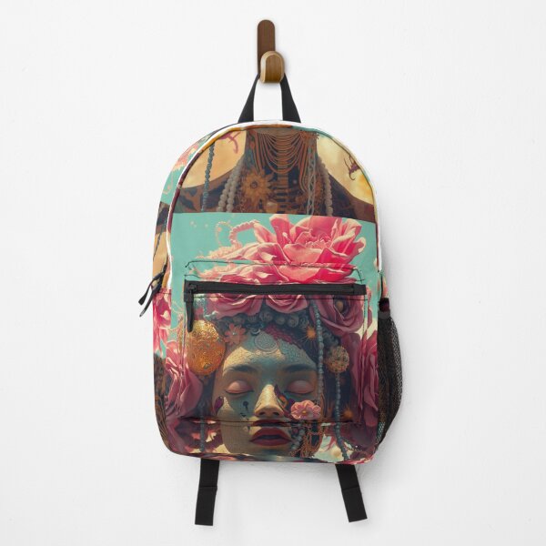 Item preview, Surreal Floral Goddess – Dreamy Portrait with Roses and Spiritual Aesthetic designed and sold by MARSHORY.