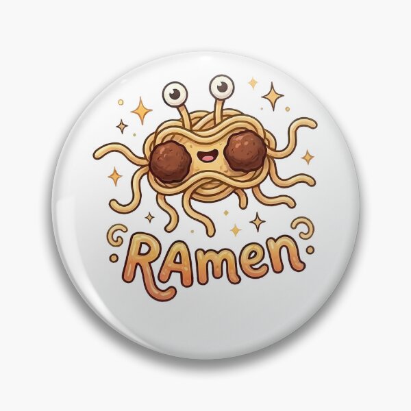 Item preview, Cute Flying Spaghetti Monster RAmen Pastafarianism designed and sold by k3rstman1.