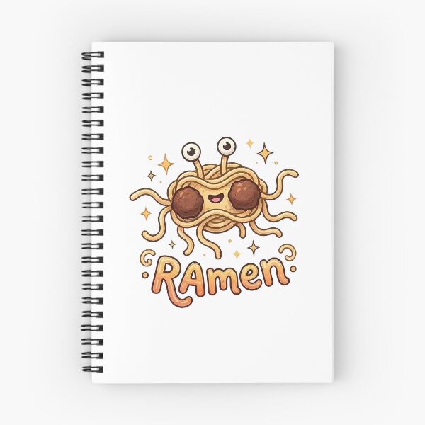 Item preview, Cute Flying Spaghetti Monster RAmen Pastafarianism designed and sold by k3rstman1.