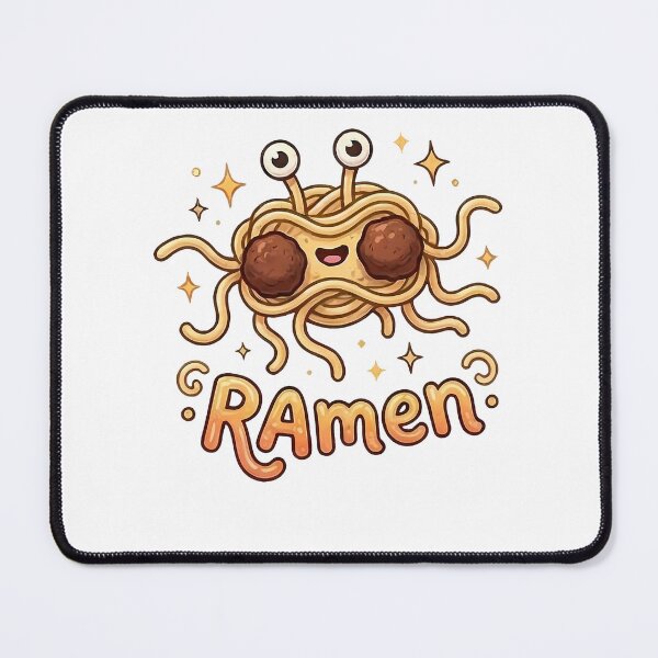 Item preview, Cute Flying Spaghetti Monster RAmen Pastafarianism designed and sold by k3rstman1.
