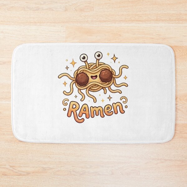 Item preview, Cute Flying Spaghetti Monster RAmen Pastafarianism designed and sold by k3rstman1.