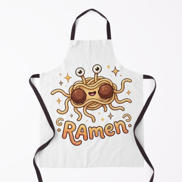 Item preview, Cute Flying Spaghetti Monster RAmen Pastafarianism designed and sold by k3rstman1.