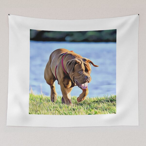 Item preview, Dogue de Bordeaux Lakeside Adventure designed and sold by ZoroDesign.