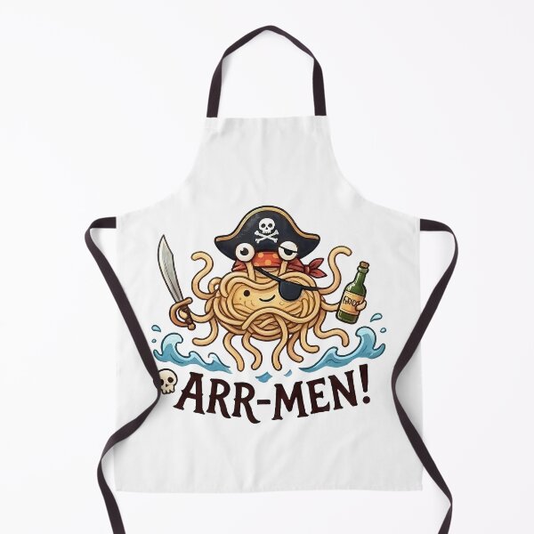 Item preview, Pastafarian Pirate Flying Spaghetti Monster Arr-Men Humor designed and sold by k3rstman1.
