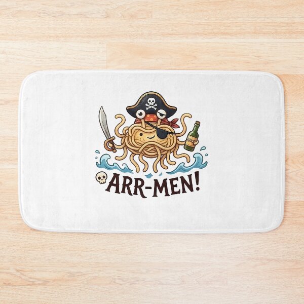 Item preview, Pastafarian Pirate Flying Spaghetti Monster Arr-Men Humor designed and sold by k3rstman1.