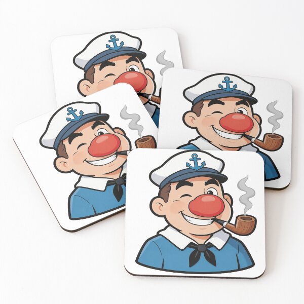 Item preview, Classic Maritime Sailor Mascot Cartoon Illustration designed and sold by Dospart.