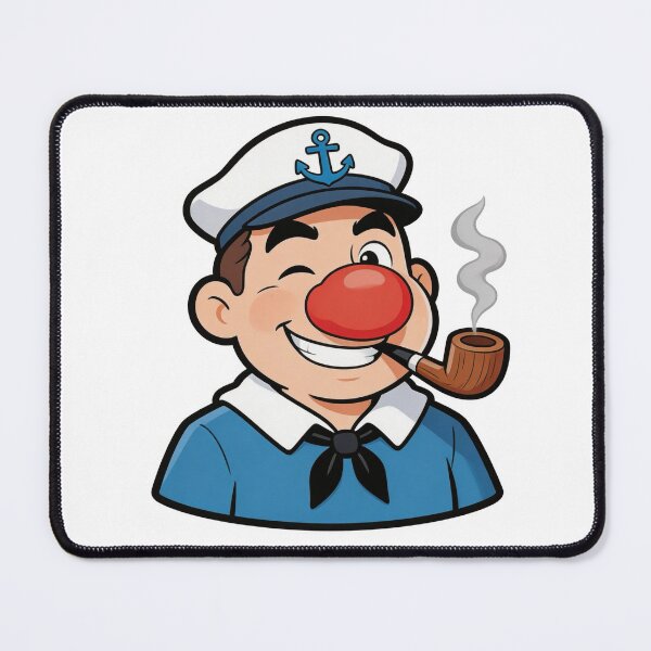Item preview, Classic Maritime Sailor Mascot Cartoon Illustration designed and sold by Dospart.