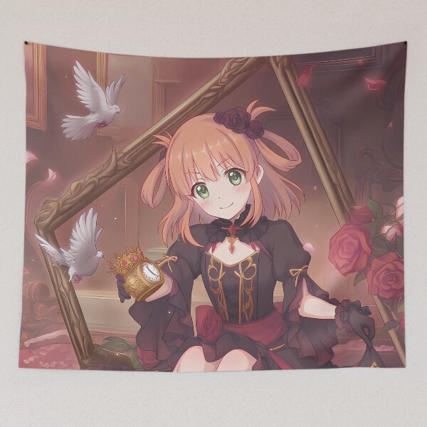 Item preview, Rino Princess Connect Gothic Rose Mystery Anime Girl designed and sold by Tokyonomad.