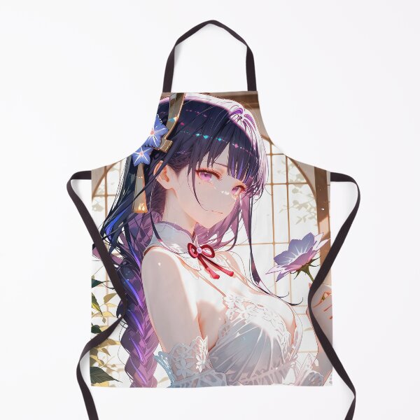 Item preview, Raiden Shogun Genshin Impact Sunlit Flower Serenity Elegant Portrait designed and sold by Tokyonomad.