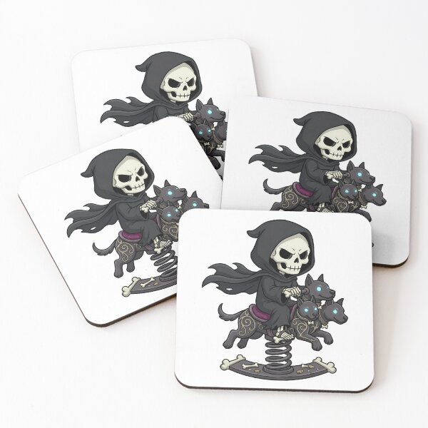Item preview, Chibi Grim Reaper Cerberus Playground Spring Rocker designed and sold by k3rstman1.