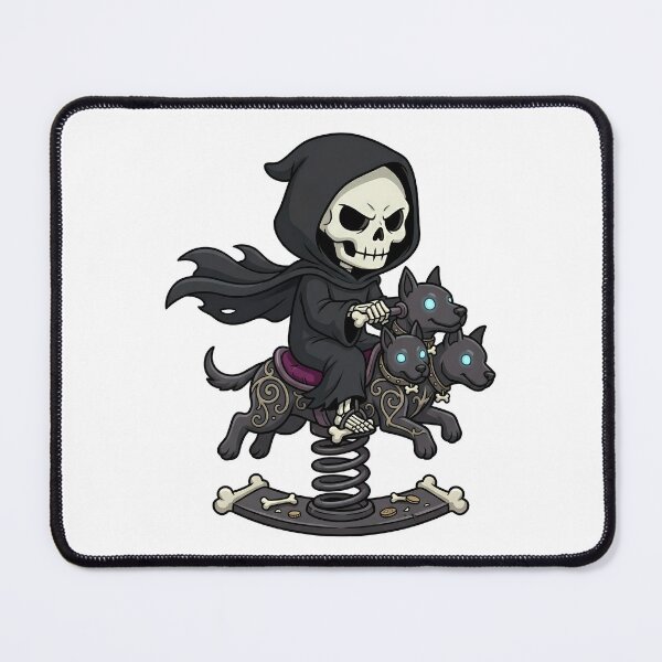 Item preview, Chibi Grim Reaper Cerberus Playground Spring Rocker designed and sold by k3rstman1.