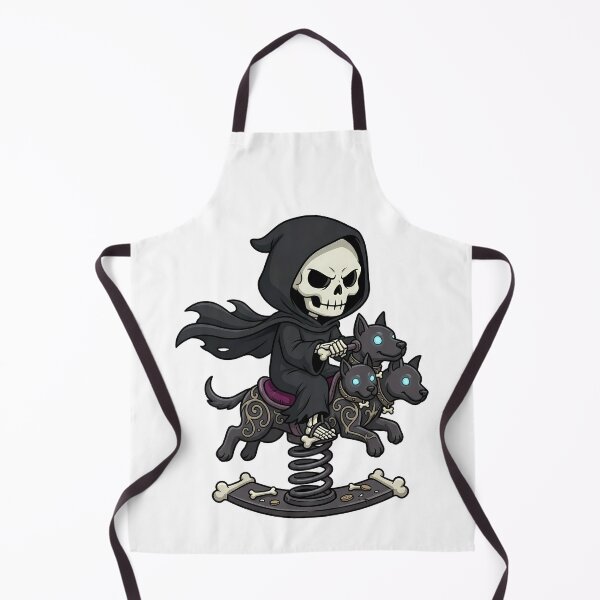 Item preview, Chibi Grim Reaper Cerberus Playground Spring Rocker designed and sold by k3rstman1.