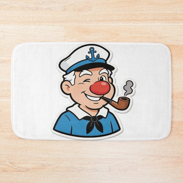 Item preview, Vintage Sailor Mascot Cartoon Smoking Pipe designed and sold by Dospart.