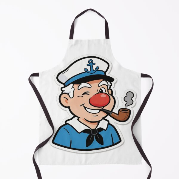 Item preview, Vintage Sailor Mascot Cartoon Smoking Pipe designed and sold by Dospart.