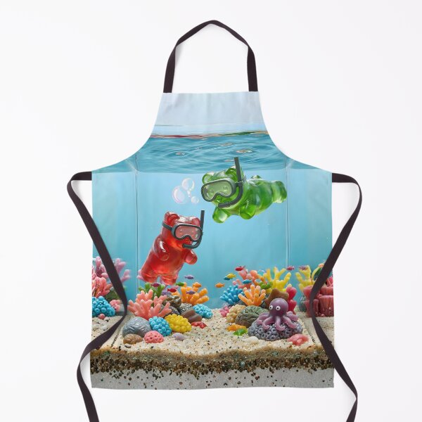 Item preview, Squishy Gummy Bears Underwater Scene Snorkel designed and sold by TackyTime.