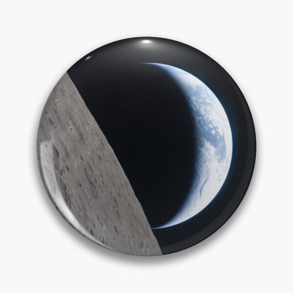 Item preview, Artemis II Crescent Earth Over Moon - NASA Lunar Limb designed and sold by rapplatt.