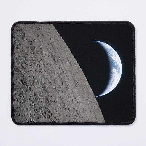Item preview, Artemis II Crescent Earth Over Moon - NASA Lunar Limb designed and sold by rapplatt.