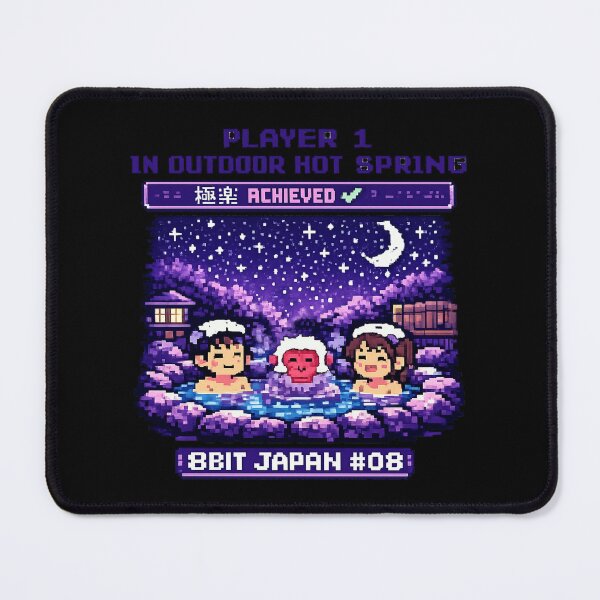 Item preview, 8BIT Retro Pixel Game Style Japanese Hot Spring Design designed and sold by maaameee.