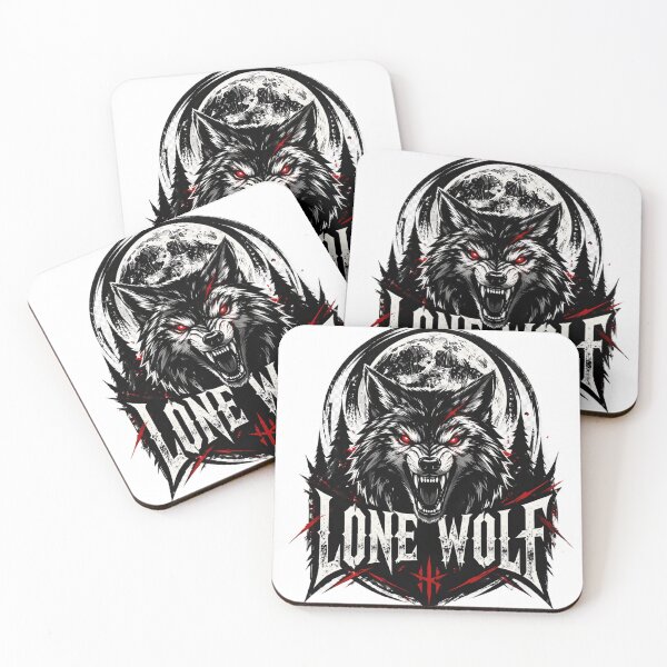 Item preview, Lone Wolf T-Shirt – Fierce Wolf Streetwear Graphic Tee | Gothic Dark Aesthetic Shirt designed and sold by VibeAura™.