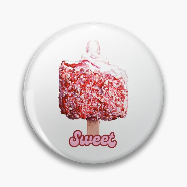 Item preview, Sweet Strawberry Crunch Ice Cream Bar designed and sold by Whimsical Food Paintings by Kim Testone.