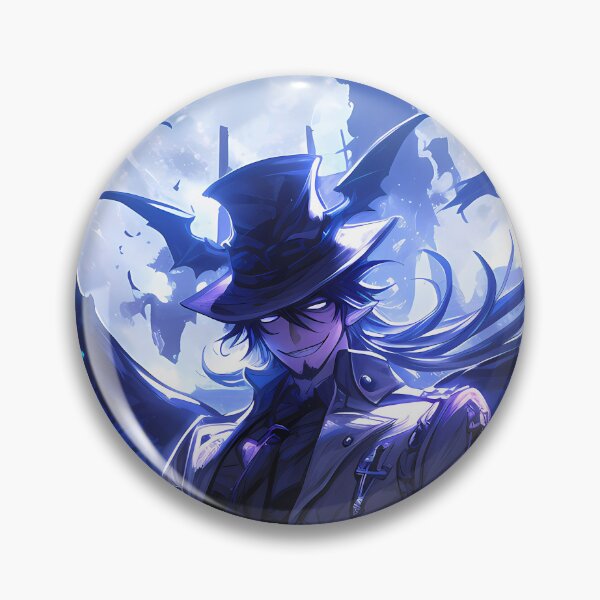 Item preview, Mephisto Pheles Blue Exorcist Anime Dark Magic Moon Gothic Power designed and sold by Tokyonomad.