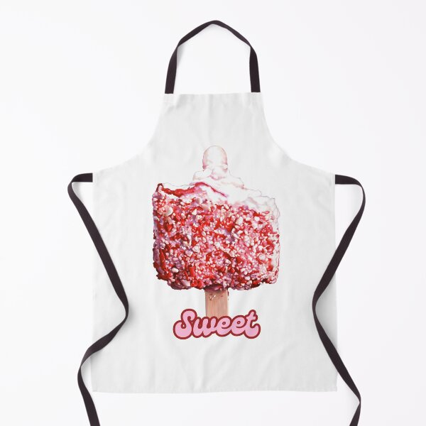 Item preview, Sweet Strawberry Crunch Ice Cream Bar designed and sold by Whimsical Food Paintings by Kim Testone.