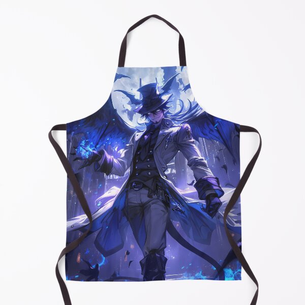 Item preview, Mephisto Pheles Blue Exorcist Anime Dark Magic Moon Gothic Power designed and sold by Tokyonomad.