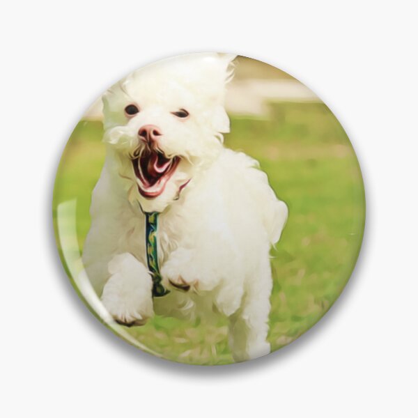 Item preview, Pure Joy in Motion - Flying White Puppy designed and sold by ZoroDesign.