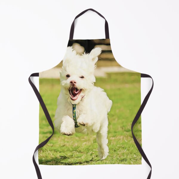 Item preview, Pure Joy in Motion - Flying White Puppy designed and sold by ZoroDesign.