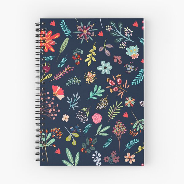 Item preview, Dark Floral Phone Case – Cute Colorful Botanical Pattern Navy Aesthetic Wildflower Design designed and sold by FestivityFinds.