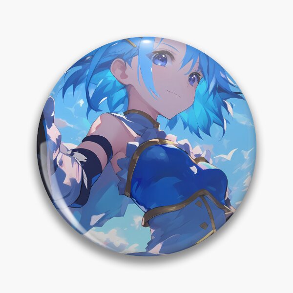 Item preview, Sayaka Miki Magia Record Anime Girl Sky Magic Blue Hope Light Fantasy designed and sold by Tokyonomad.