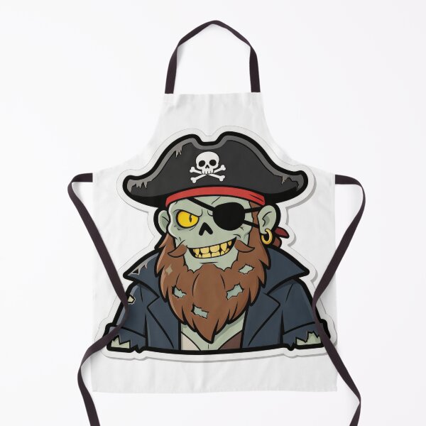 Item preview, Copy of Zombie Pirate Mascot Cartoon with Eyepatch designed and sold by Dospart.