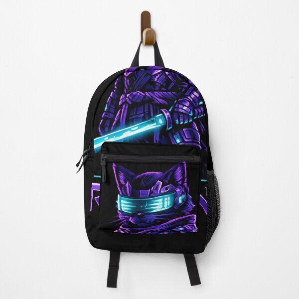 Item preview, Cyberpunk Samurai Cat – Neon Ronin Vaporwave Japanese Streetwear Design designed and sold by JonelCrafts.