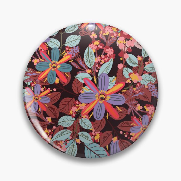 Item preview, Dark Floral Tote Bag – Burgundy Botanical Boho Bag Colorful Wildflower Pattern Aesthetic Tote designed and sold by FestivityFinds.