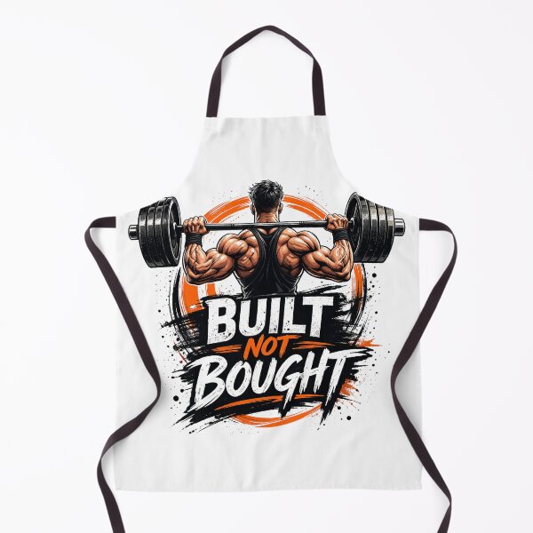 Item preview, Built Not Bought – Funny GYM Shirt, Unique Graphic Tee, Gift Idea designed and sold by Hanno0.