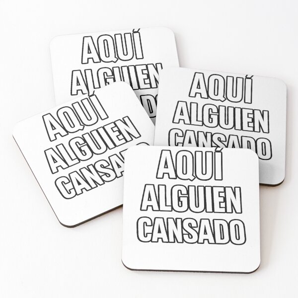 Item preview, Aquí Alguien Cansado – Funny Mood Spanish Quote Minimalist Design designed and sold by MARSHORY.