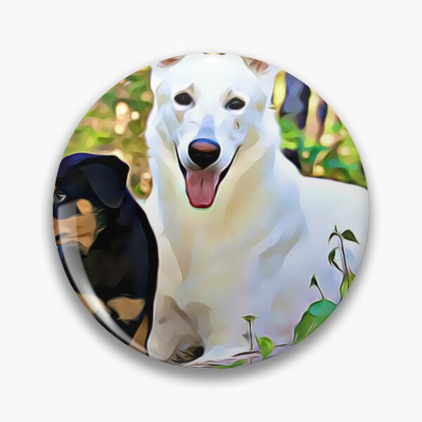 Item preview, White Shepherd and Rottweiler Pup designed and sold by ZoroDesign.
