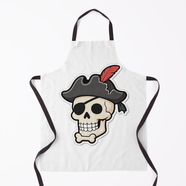 Item preview, Pirate Skull Mascot Cartoon with Eyepatch designed and sold by Dospart.