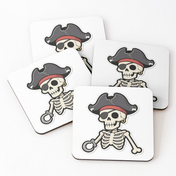 Item preview, Copy of Pirate Skull Mascot Cartoon with Eyepatch designed and sold by Dospart.