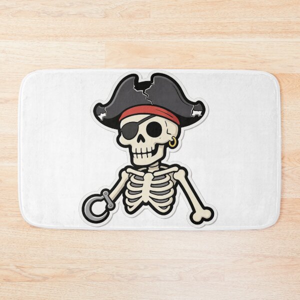 Item preview, Copy of Pirate Skull Mascot Cartoon with Eyepatch designed and sold by Dospart.